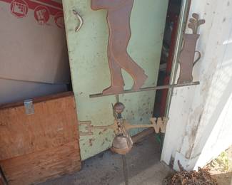 Large Copper Golf Weathervane
