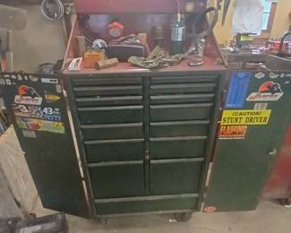 14 Drawer Heavy Duty Toolbox, on casters