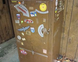 Old Heavy Solid Fridge