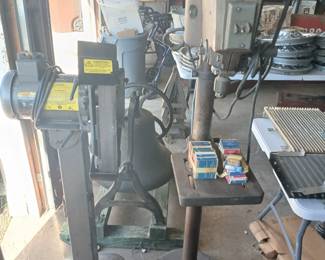 Rockwell Drill Press & A Radius Master Jancy Pedestal Sander