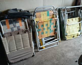 Aluminum Strap Chairs