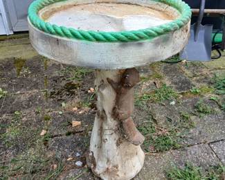 Concrete Bird Bath