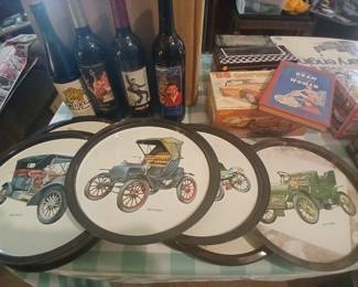 Vintage Car Trays