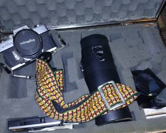 Minolta Camera W/ Case 