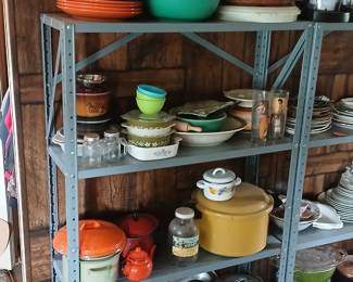 Pyrex, Corning ware, Tupperware, Etc