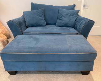 Chair: L: 66" x W: 44" x H: 42" Ottoman: L: 66" x W: 44" x H: 42"