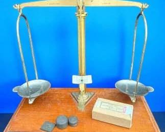 19thc. Oertling London ScrupleApothecary Scale