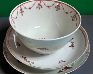Chinese Export Porcelain Bowls Plates Age Unconfirmed