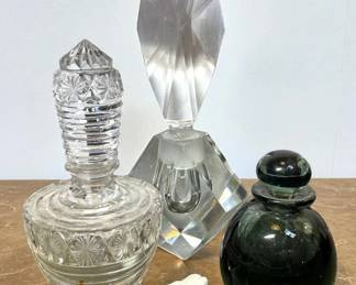 Trio of Perfume Bottles