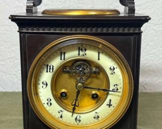 Antique Carriage Clock With Reaumur Scale