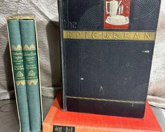 The Epicurian, Jane Eyre And Wuthering Heights With Wood Cut Illustrations