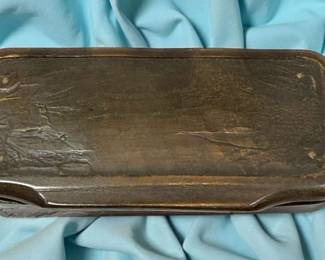 Scottish Horn Table Snuff Box C 1860 