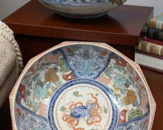 Ca.1850 Japanese Imari Porcelain Bowls