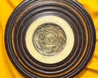1870 Georgian Rosewood Hair Snuff Box 