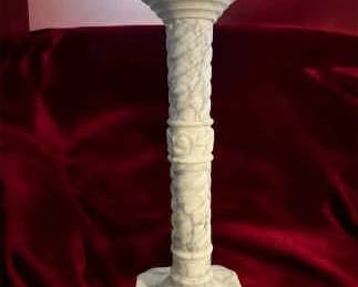 Ca.1845 White Marble Column Pedestal