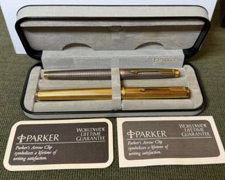 Parker 75 Sterling Silver 14K Parker 75 Grain DOrge Fountain Pens
