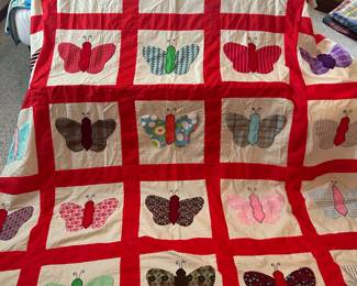 handmade quilt "Butterfly quilt"