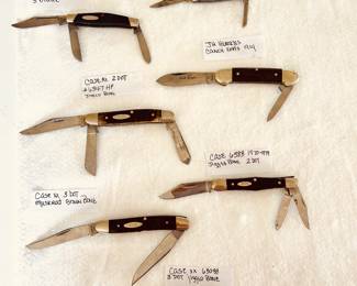 large collection pocket knives . All in excellent condition
