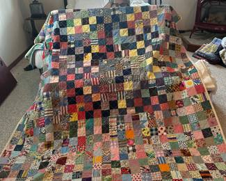 Handmade quilt "Patchwork design"