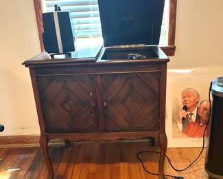 antique phonograph