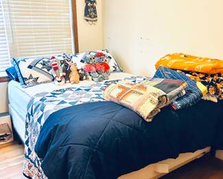 Queen bed and mattress