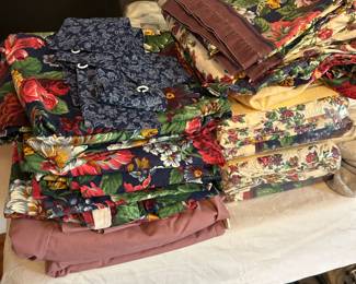 vintage sheets and valances