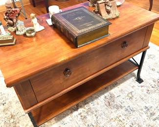 wood and iron chest