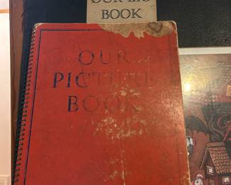 vintage child's reading picture book