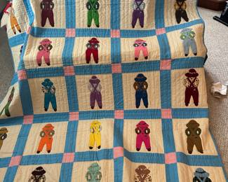 handmade quilt "Overall Sam "