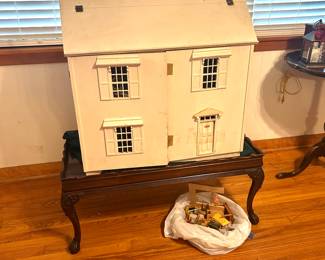 white doll house