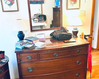 bow front chest of drawers