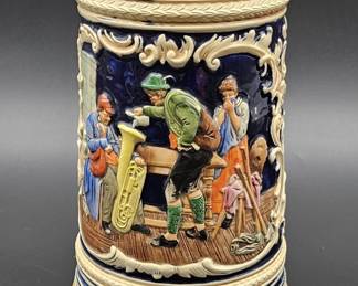 1 Liter Authentic German Folk Life Beer Stein
