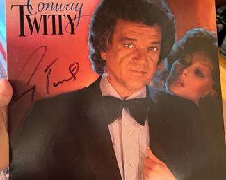 Autographed Conway Twitty Album