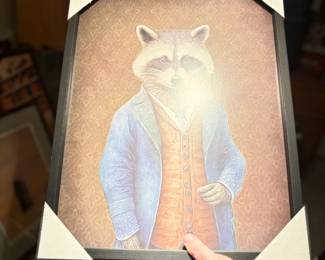 . . . racoon art
