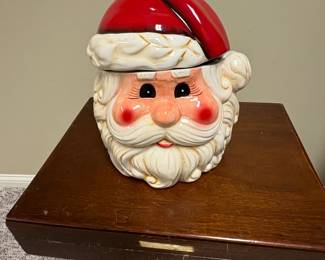 . . . Santa cookie jar