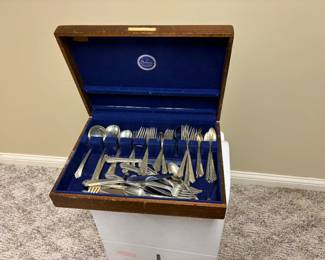 . . . sterling silverware set