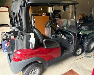 . . . 2022 Club Car Village 2 -- only used for 15 rounds of golf -- 3.3 hp, dual hydraulic shocks, Weathertech mat, road ready! Like new!!!