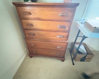 . . . nice Victorian dresser and live plants