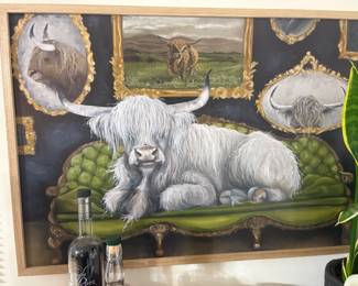 . . . bull art -- and that's no bull!