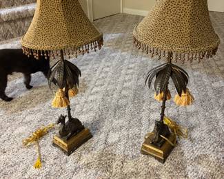 . . . pair of matching lamps