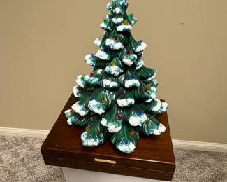 . . . vintage ceramic Christmas tree