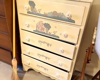 . . . shabby chic hand painted dresser