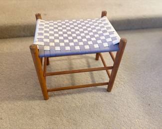 . . . fabric footstool