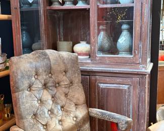 Park Hill Home bookcase cabinet and decor