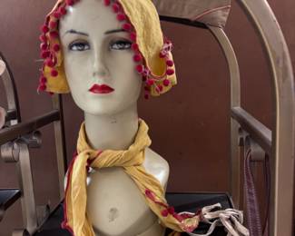 Vintage hat display 