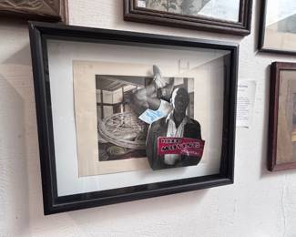 Colage on Asian print by, Martin Lewis 