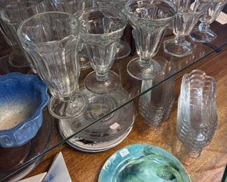 Ice cream sundae glasses