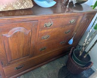 Solid wood buffet