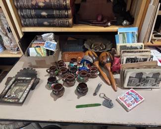 Knic-knacks,  books & misc.