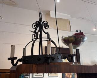 Cast iron chandolier